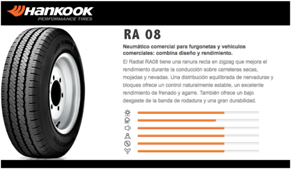 Neumatico 195/75/14 Hankook RA08 Carga - Image 2