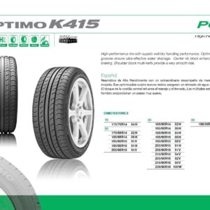 195/65/15 91 Hankook  K415
